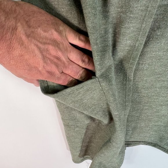 Texas True Threads Open Cardigan Womens Size XL Green Pockets Relaxed Fit - Picture 4 of 8